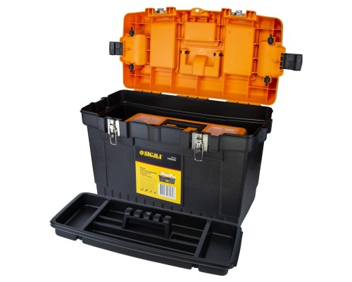 Ящик для інструментів Sigma набір 2в1 металеві замки 413x212x244мм, 564x310x388мм (7403521)