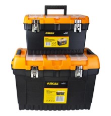 Ящик для інструментів Sigma набір 2в1 металеві замки 413x212x244мм, 564x310x388мм (7403521)