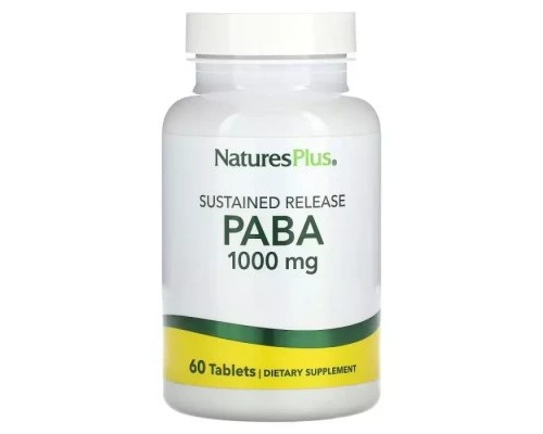 Вітамін Natures Plus Пара-амінобензойна кислота пролонгованого дійства (NAP-02100)