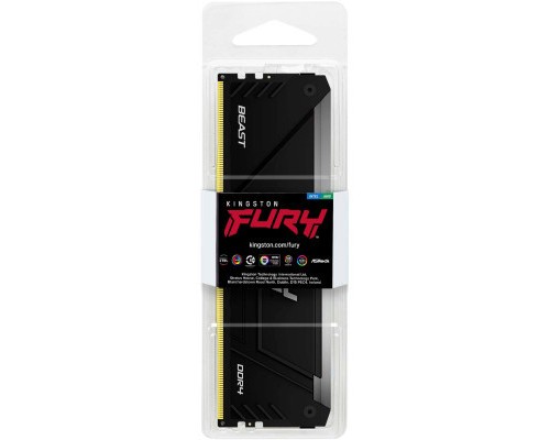 Модуль пам'яті для комп'ютера DDR4 8GB 3600 MHz Beast RGB Kingston Fury (ex.HyperX) (KF436C17BB2A/8) Модуль пам'яті для комп'ютера DDR4 8GB 3600 MHz Beast RGB Kingston Fury (ex.HyperX) (KF436C17BB2A/8)