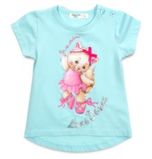 Футболка дитяча Breeze з котиком (13370-86G-blue)