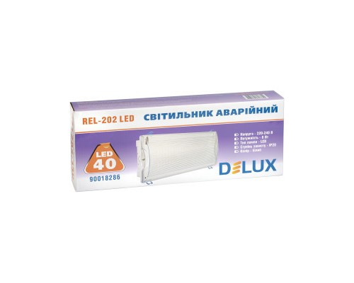 Світильник Delux REL-202 (3.7V2,2Ah) 40 LED 8W (90018286)