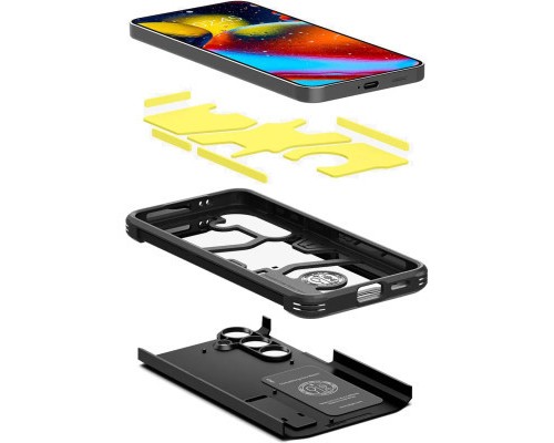 Чохол до мобільного телефона Spigen Samsung Galaxy S24+ Tough Armor Black (ACS07332)