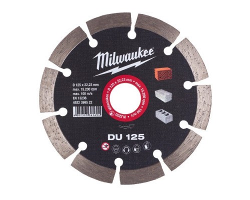 Круг відрізний Milwaukee алмазний DU 125, 125мм (4932399522)