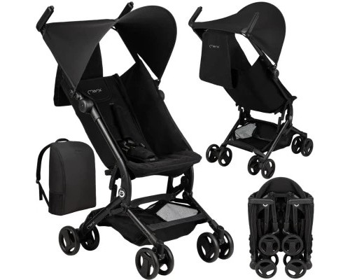 Коляска MoMi Grace Black (WOSP00033)