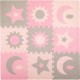 Дитячий килимок MoMi пазл Nebe 90 х 90 cм Pink (AKCE00030)