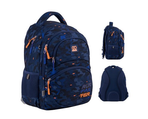 Рюкзак шкільний GoPack Education 175M-10 Run Faster (GO24-175M-10)