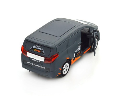 Машина TechnoDrive серії Шеврони Героїв - Toyota Alphard - INVISIBLE INTERCEPTOR (KM6011)