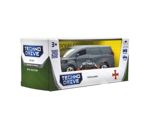 Машина TechnoDrive серії Шеврони Героїв - Toyota Alphard - INVISIBLE INTERCEPTOR (KM6011)