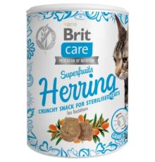 Ласощі для котів Brit Care Superfruits Herring 100 г - оселедець (8595602555710)