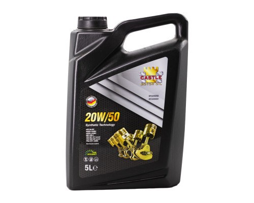 Моторна олива CASTLE MOTOR OILS 20W50 5л