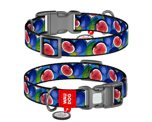 Нашийник для тварин WAUDOG Nylon з QR паспортом 