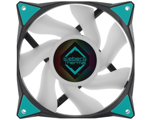 Кулер до корпусу Iceberg Group IceGALE ARGB - 120mm Black (ICEGALE12A-E0A) Кулер до корпусу Iceberg Group IceGALE ARGB - 120mm Black (ICEGALE12A-E0A)