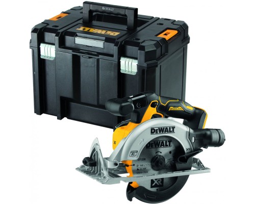 Дискова пила DeWALT 18В XR Li-lon, безщіткова, 165х20 мм, TSTAK (без АКБ та ЗУ) (DCS565NT)