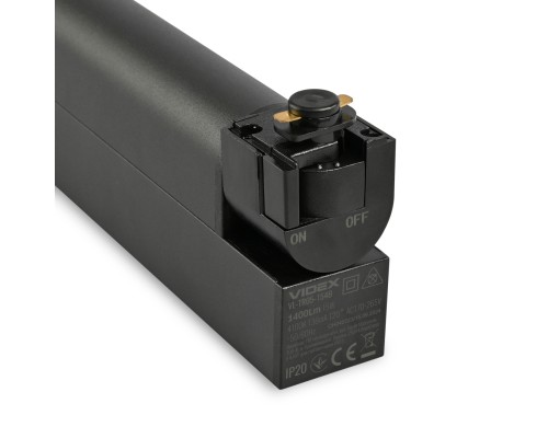 Світильник Videx TR05 15W 4100K 220V чорний (VL-TR05-154B)