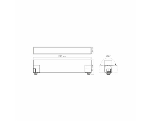 Світильник Videx TR05 15W 4100K 220V чорний (VL-TR05-154B)