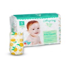 Підгузки Offspring Tangy Orange Розмір S 3-6 кг 48 шт (DP-OI-FAT-S48P-TGYORN)
