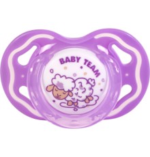 Пустушка Baby Team Силіконова ортодонтична від 6 місяців (4824428030113)