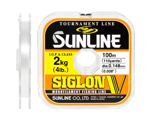 Волосінь Sunline Siglon V 100m 0.4/0.104mm 1.0kg (1658.10.75)