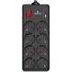 Мережевий фільтр живлення REAL-EL RS-PROTECT 805 3m, black (EL122300043)