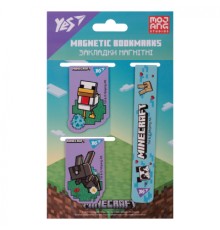 Закладки для книг Yes магнітні Minecraft Spring 3 шт (708344)