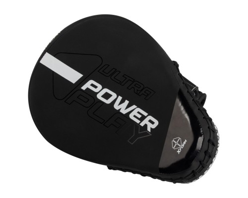 Лапи боксерські PowerPlay 3044 Pro Carbon Ultra Series Чорно-Білі (PP_3044_Bl/White)