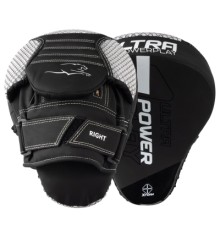 Лапи боксерські PowerPlay 3044 Pro Carbon Ultra Series Чорно-Білі (PP_3044_Bl/White)