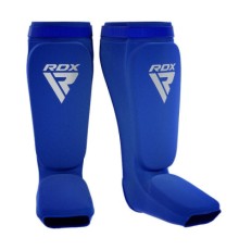 Захист гомілки і стопи RDX Shin Instep Foam Blue/White L (HYP-SIUW-L)