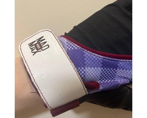 Рукавички для фітнесу MadMax MFG-911 Nine-eleven Black/perpito L (MFG-911-PEP_L)