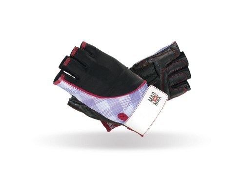 Рукавички для фітнесу MadMax MFG-911 Nine-eleven Black/perpito L (MFG-911-PEP_L)