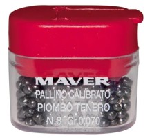 Грузило Maver набір Pallini Supercalibrati Teneri 2/0 (0.394g) (1300.36.08)