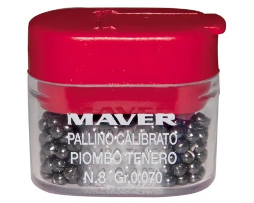 Грузило Maver набір Pallini Supercalibrati Teneri 2/0 (0.394g) (1300.36.08)
