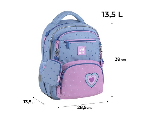 Шкільний набір Kite Education Lovely 773 (рюкзак, пенал, сумка) (SET_K25-773M-1)
