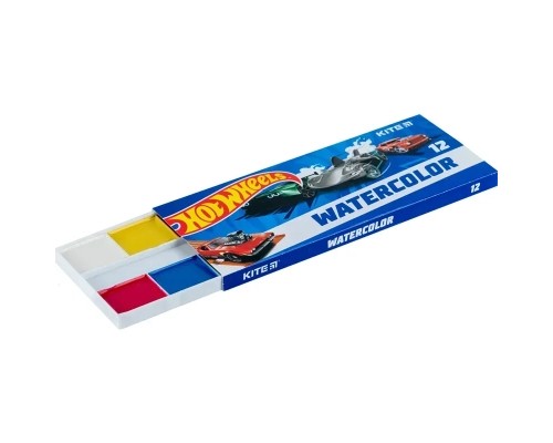 Акварельні фарби Kite Hot Wheels 12 кольорів (HW23-041)