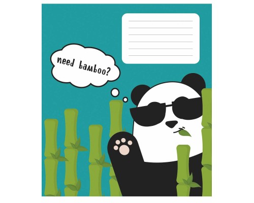 Зошит Школярик Animal's memes 12 аркушів лінія (012-3567L)