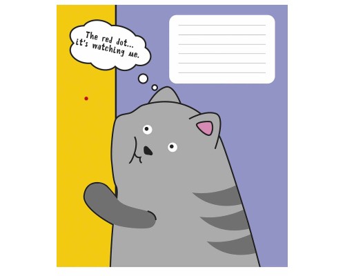 Зошит Школярик Animal's memes 12 аркушів лінія (012-3567L)