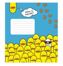 Зошит Школярик Animal's memes 12 аркушів лінія (012-3567L)