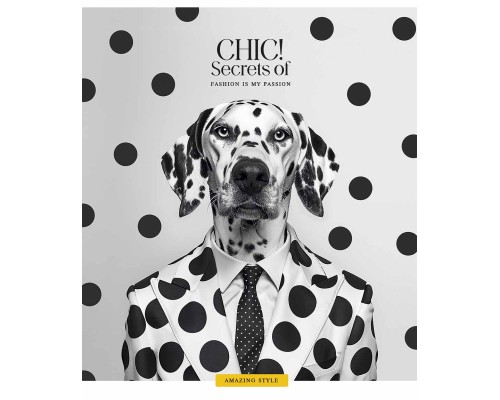 Зошит Школярик Fashion chic 36 аркушів клітинка (036-3458K)