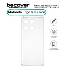 Чохол до мобільного телефона BeCover Anti-Shock Motorola Edge 60 Fusion Clear (713805)