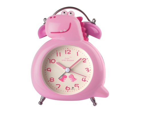 Настільний годинник Lowell будильник рожевий (JA7095P)