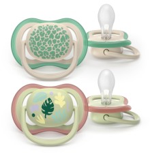 Пустушка Philips AVENT Ultra Air 6-18 місяців 2 шт зелено-бежева (SCF087/17)