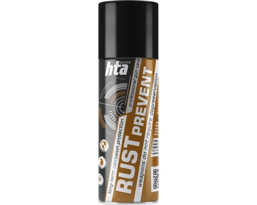 Мастило для зброї HTA консерваційне Rust Prevent засіб для захисту зброї від іржі, спрей 200 мл (HTA4051)