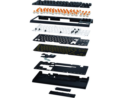 Клавіатура Razer BlackWidow V4 Low-Profile TKL Wireless/Bluetooth/USB Green switch UA Black (RZ03-05450500-R3M1)