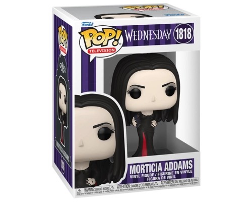 Фігурка Funko Pop серії Венздей - Мортіша Аддамс з Книгою Заклинань (86680)
