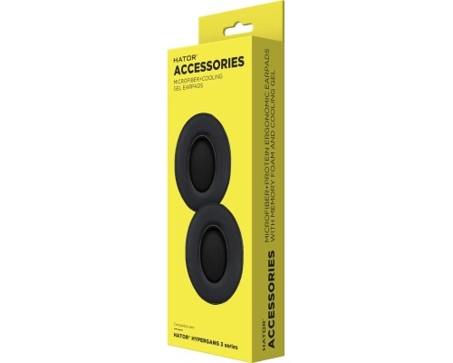 Амбушур Hator з охолоджуючим гелем для лінійки гарнітур HATOR Hypergang 3 (ACC-406)