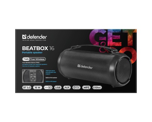 Акустична система Defender Beatbox 16 Black (65216)