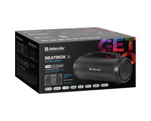 Акустична система Defender Beatbox 16 Black (65216)