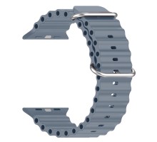 Ремінець до смарт-годинника Armorstandart Ocean Band для Apple Watch 49/46/45/44/42 (Series 1-3) Stone Lotus Blue (ARM74247)