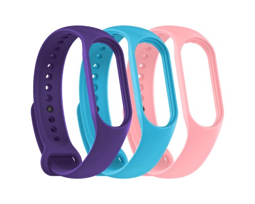 Ремінець до фітнес браслета Armorstandart комплект 3шт Xiaomi Mi Band 4/3 Crush (ARM87028)
