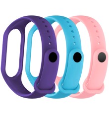 Ремінець до фітнес браслета Armorstandart комплект 3шт Xiaomi Mi Band 4/3 Crush (ARM87028)